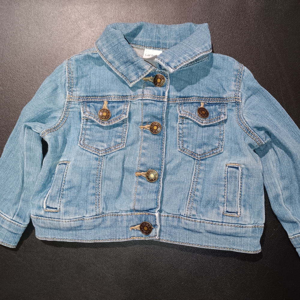 Carter's Light Blue Denim Jacket 9m